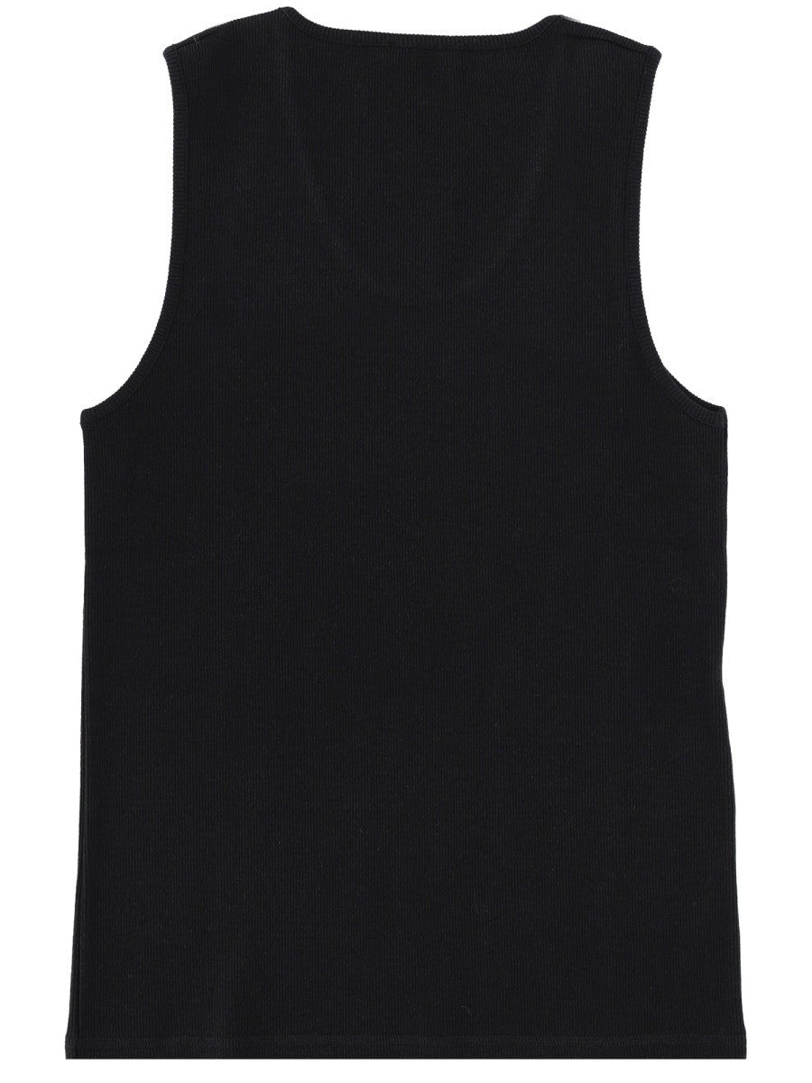 Lemaire Men's Cotton Tank Top Black