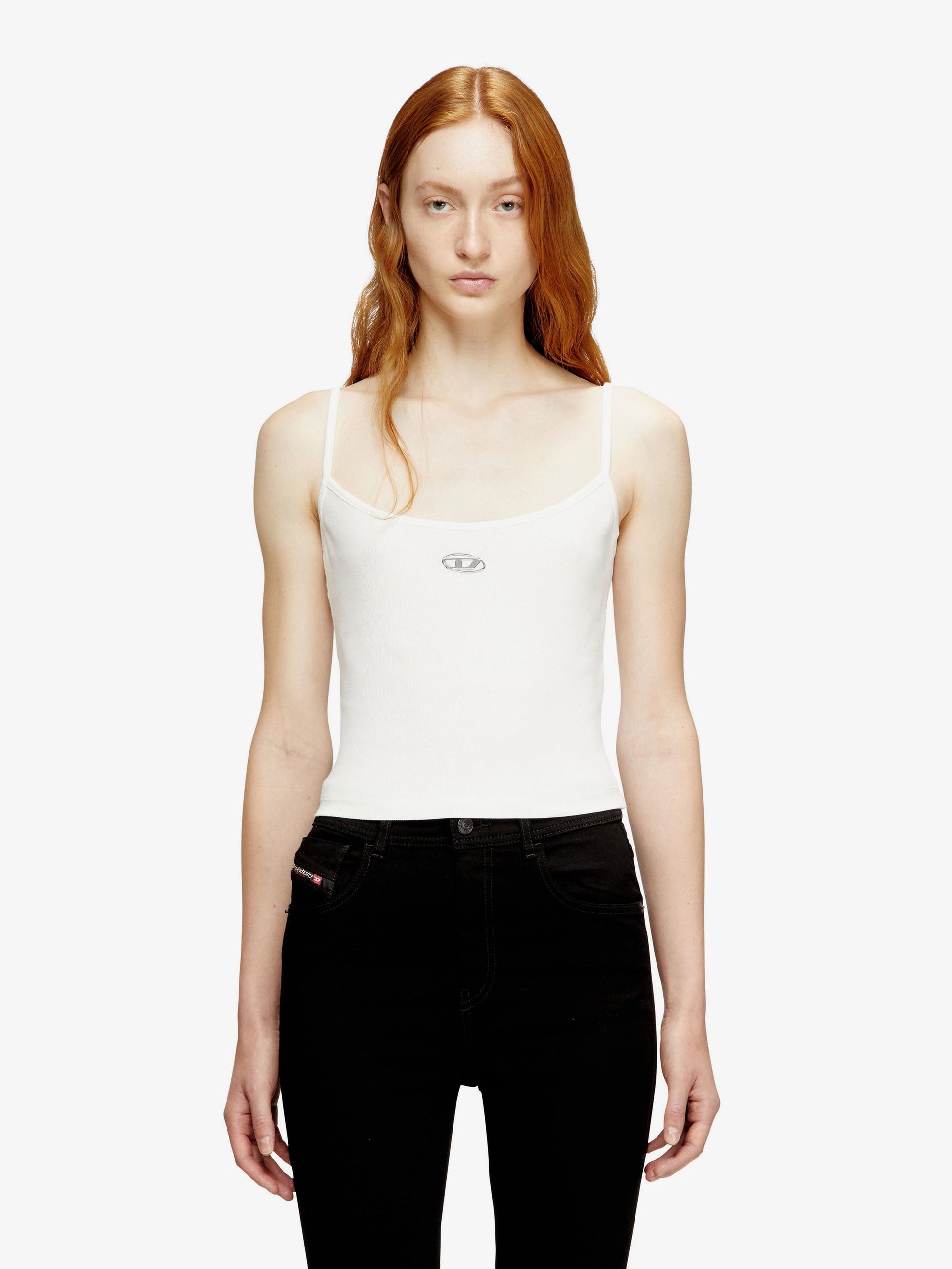 Diesel Women's Hupy Od Top White