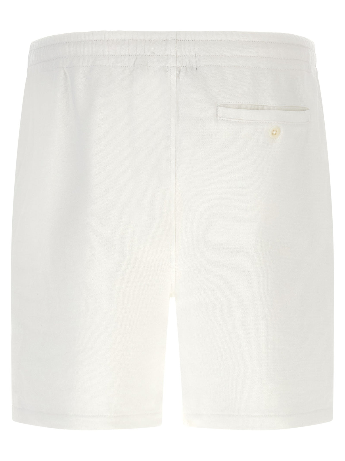 Polo Ralph Lauren Cotton Terry Bermuda Shorts White