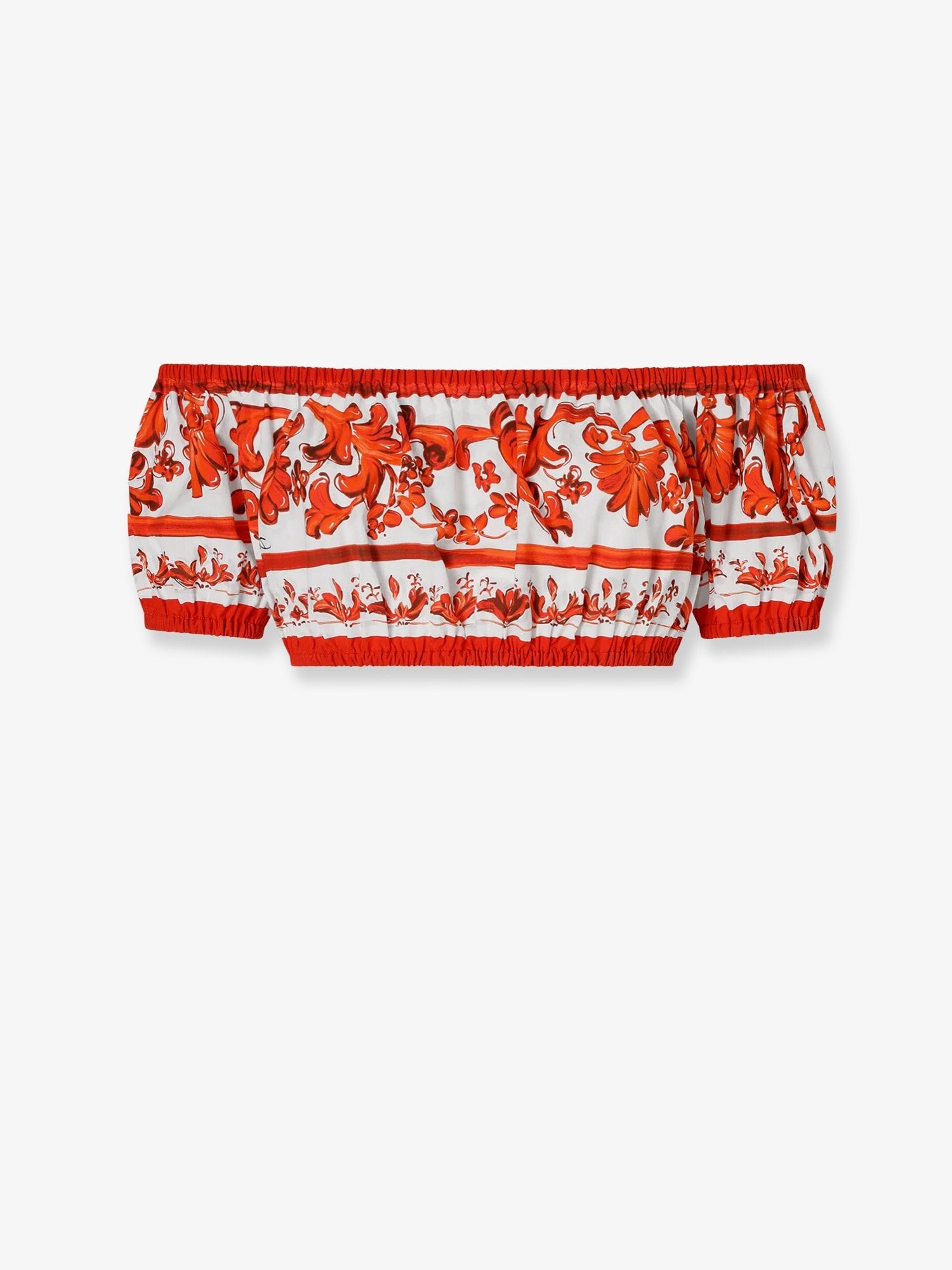 Dolce &amp; Gabbana Women's Maiolica Top Orange
