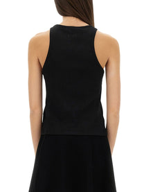 MSGM Women's Cotton Tops Black