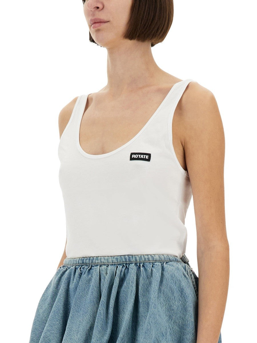 Rotate Birger Christensen Women's Cotton Tops White