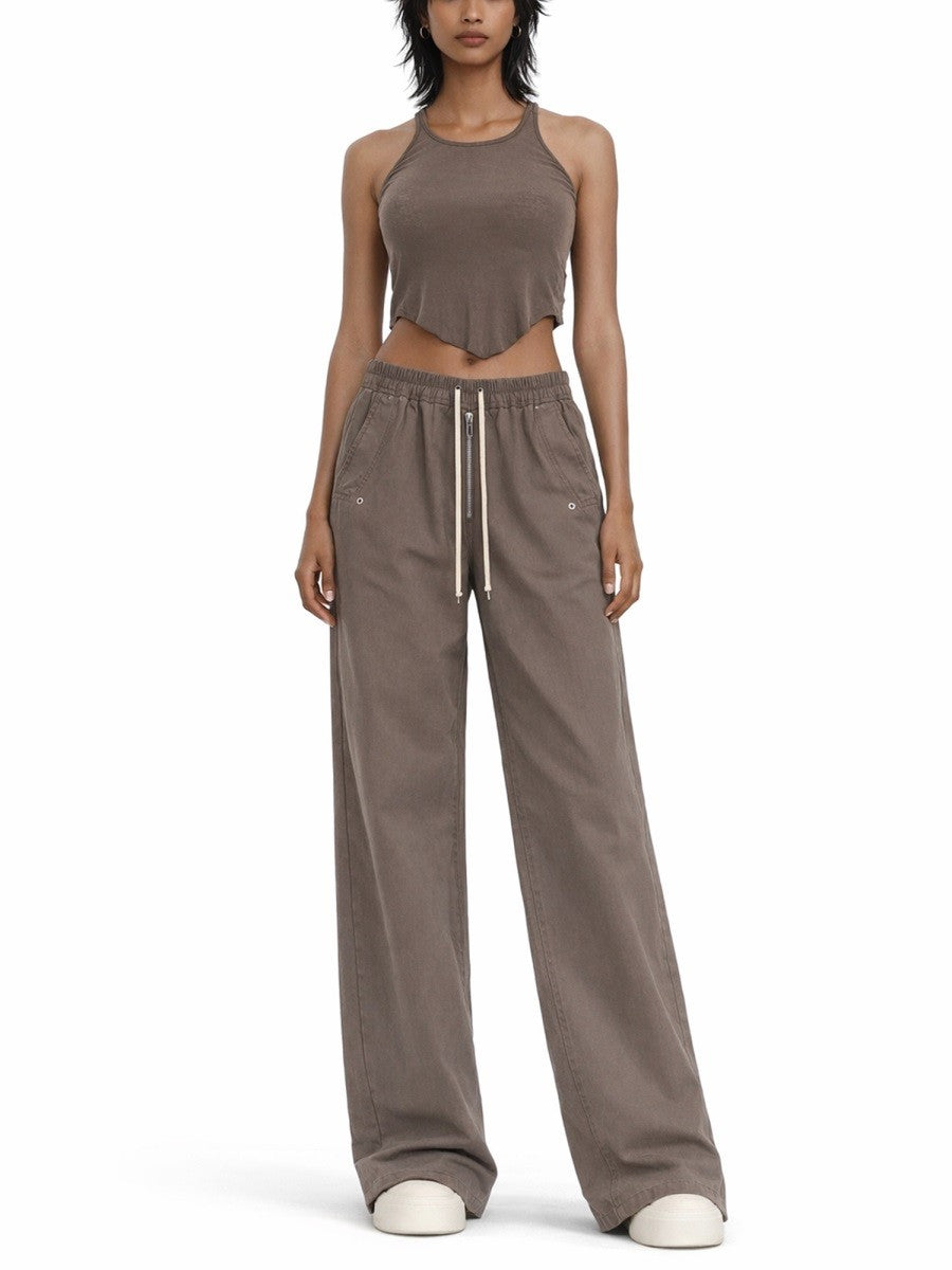 DRKSHDW Women's Cotton Tops Brown