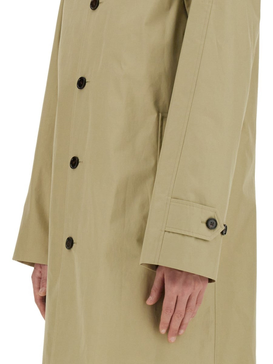 Burberry Men's Cotton Trench Coat Multicolor
