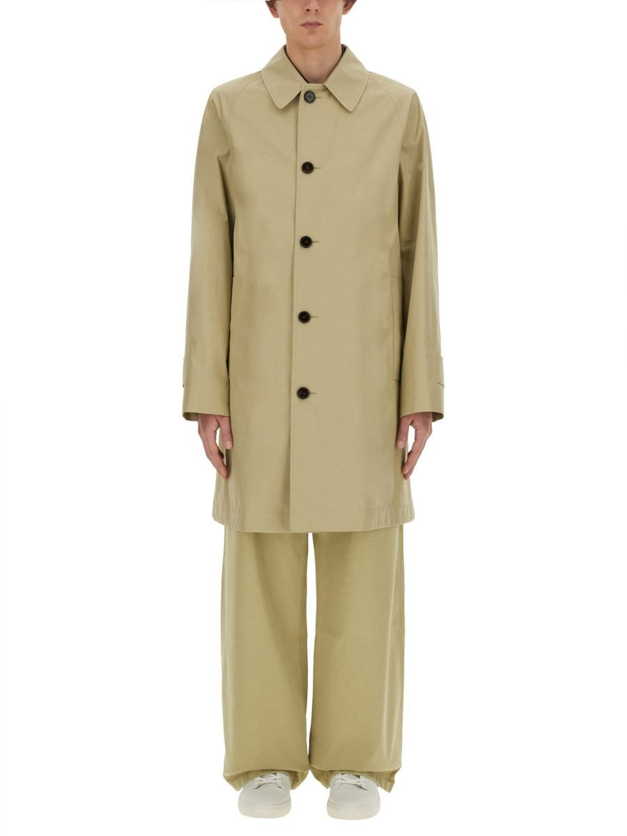 Burberry Men's Cotton Trench Coat Multicolor