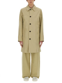 Burberry Men's Cotton Trench Coat Multicolor