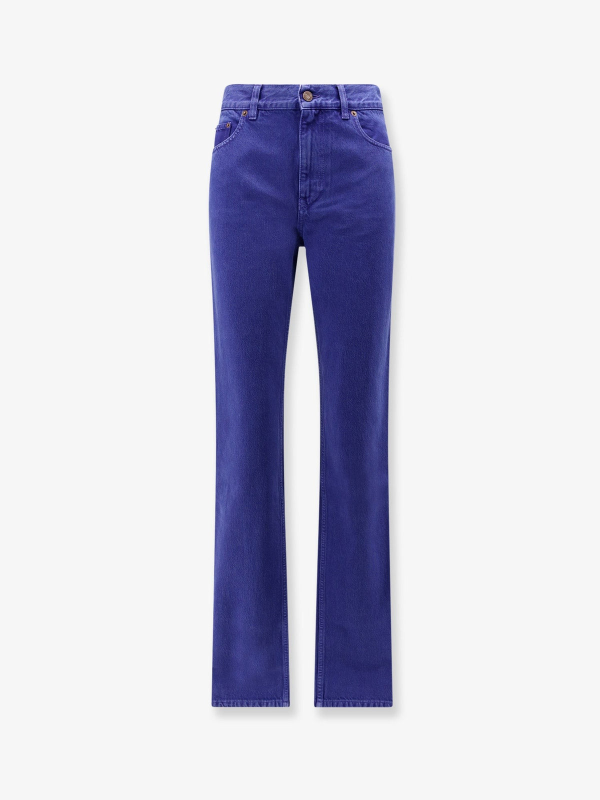 Chloé Women's Cotton Trousers Blue