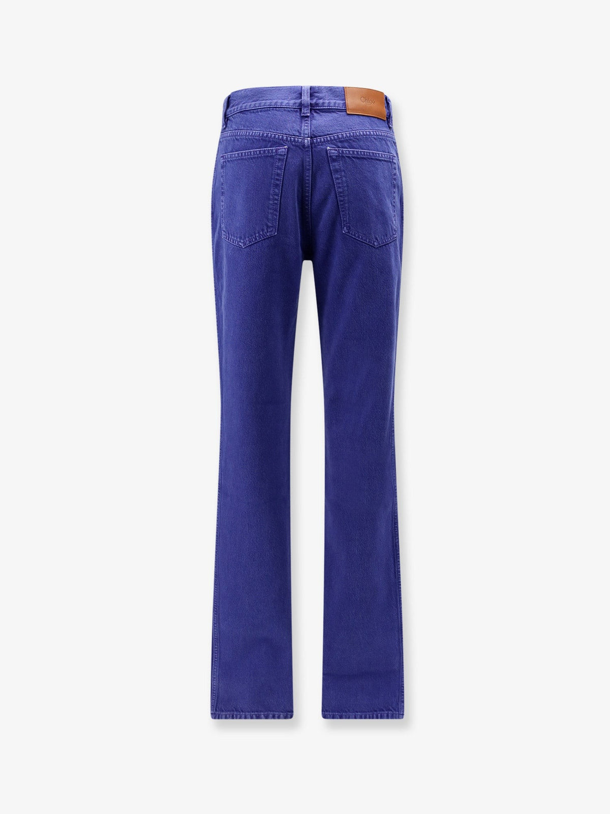 Chloé Women's Cotton Trousers Blue