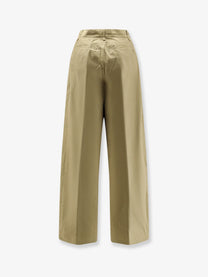 Nude Women's Cotton Trousers Green