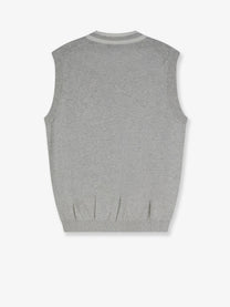 Brunello Cucinelli Men's Heraldic Vest Grey
