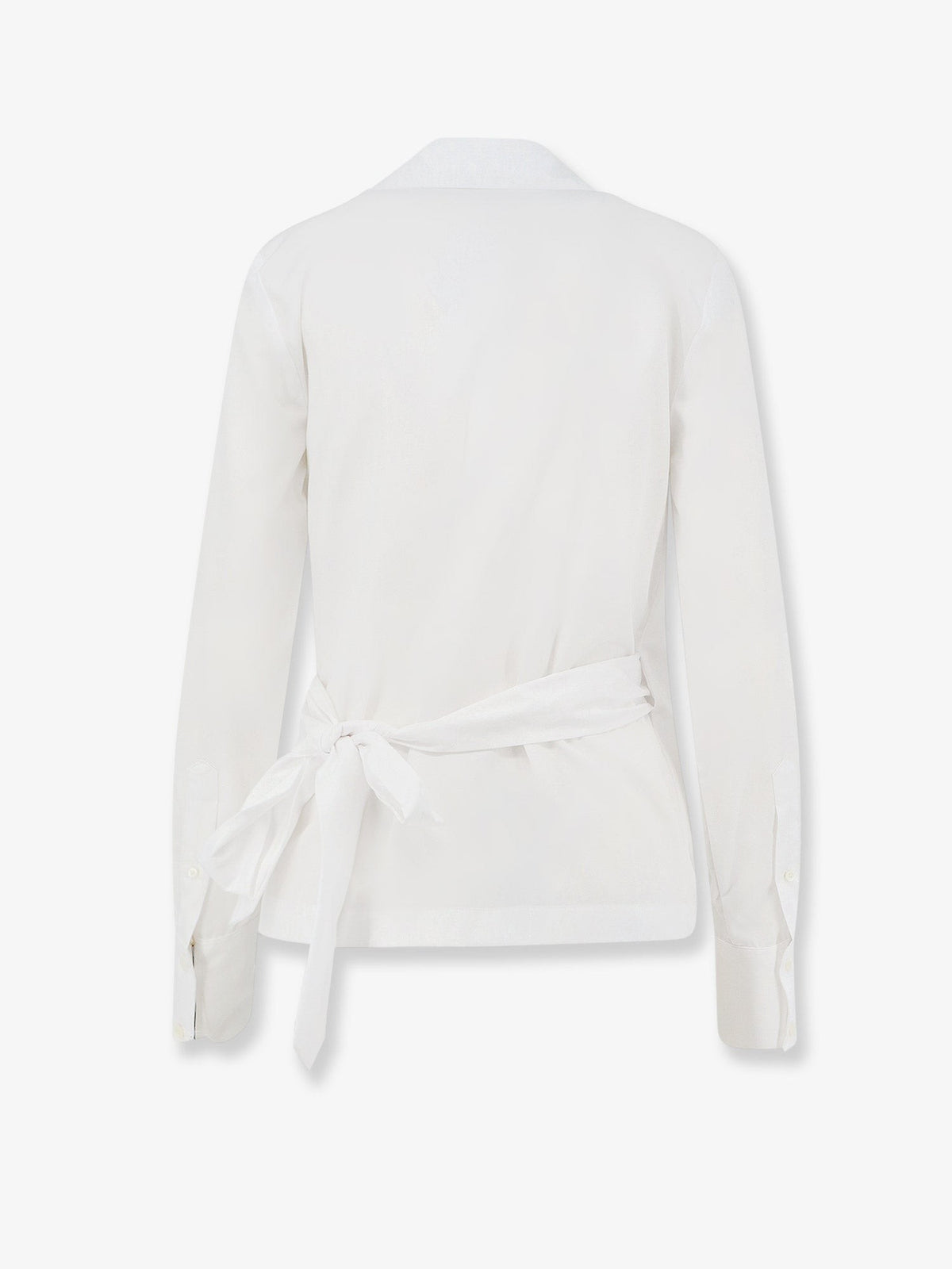 Dries Van Noten Women's Cotton Wrap Shirt White