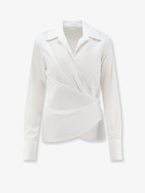 Dries Van Noten Women's Cotton Wrap Shirt White