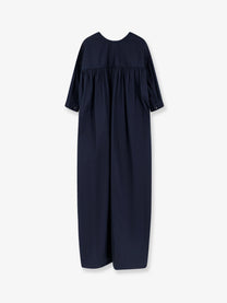 ASPESI Women's Cottton Long Dress Blue