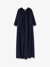 ASPESI Women's Cottton Long Dress Blue