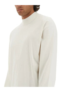Courrèges men’s off-white long-sleeved turtleneck shirt with a sleek minimalist design