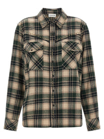 Parosh Cowboy Shirt Green