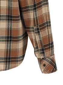 Parosh Cowboy Shirt Brown