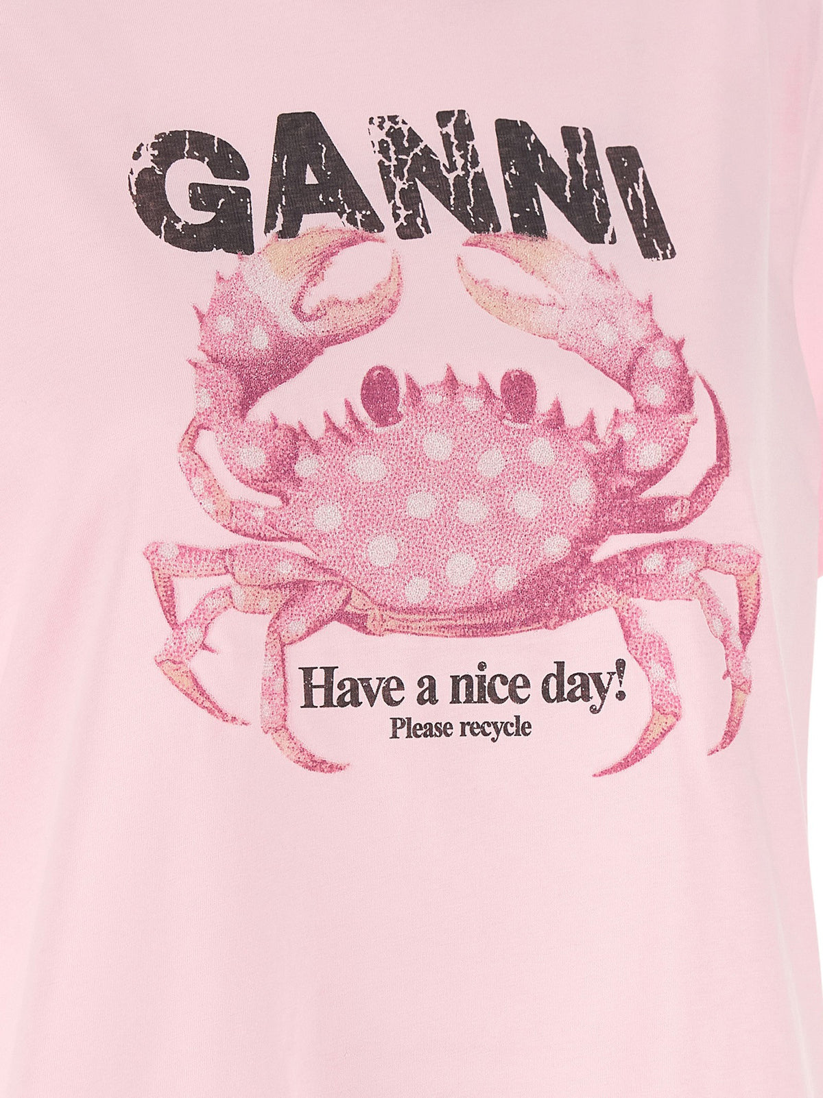 Ganni Crab Shirt Blue