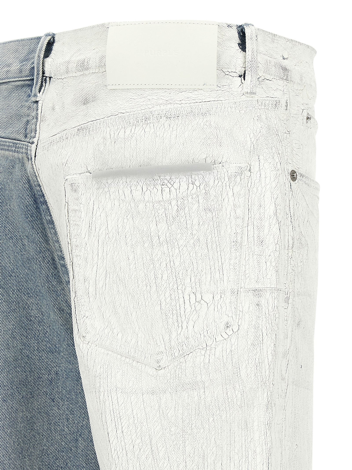 PURPLE BRAND Crackle Silver Jeans Blue