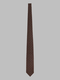 Tom Ford Men's Cravatta in Jacquard DI Seta Brown
