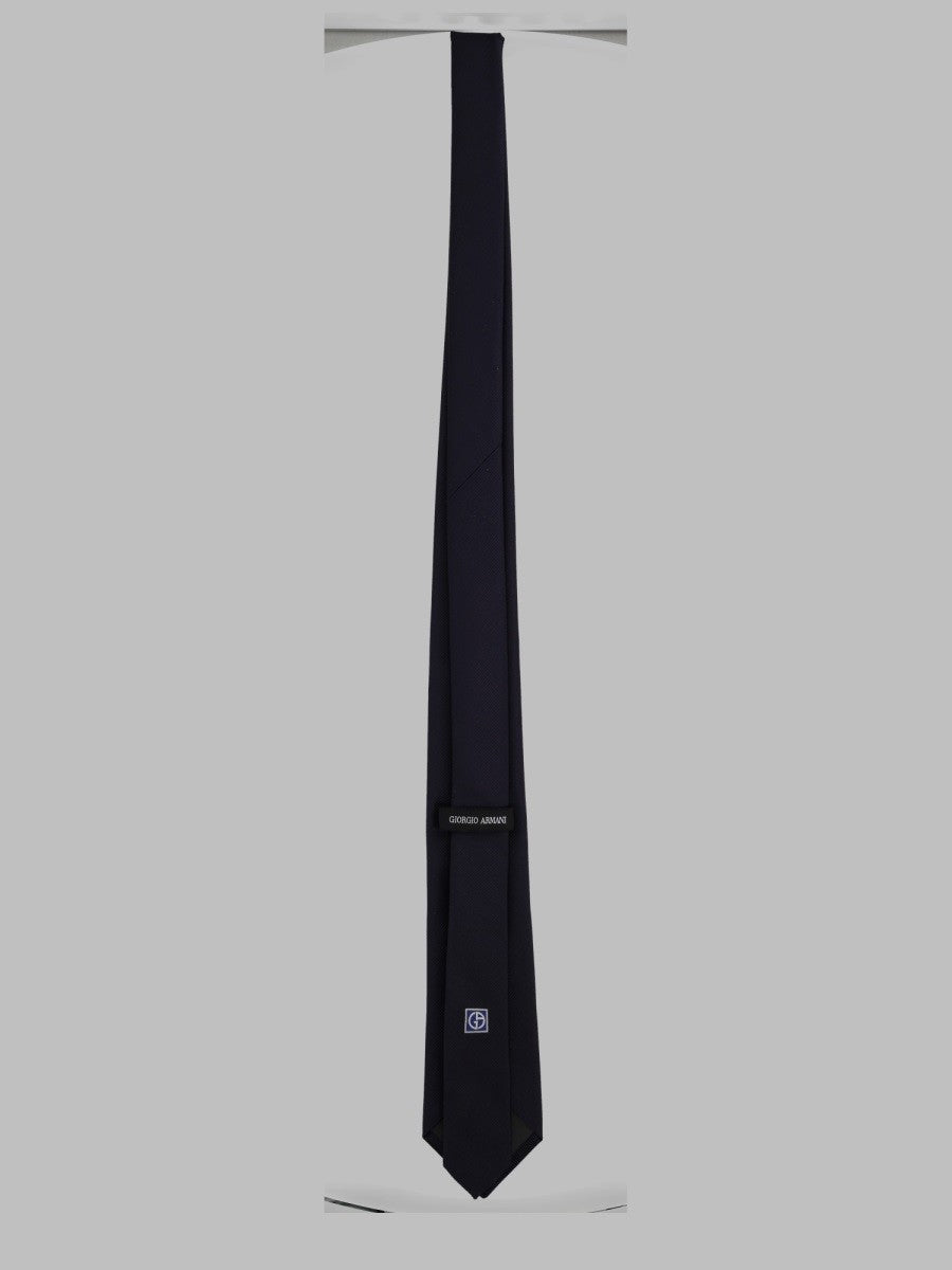 Giorgio Armani Men's Cravatta in Pura Seta Black
