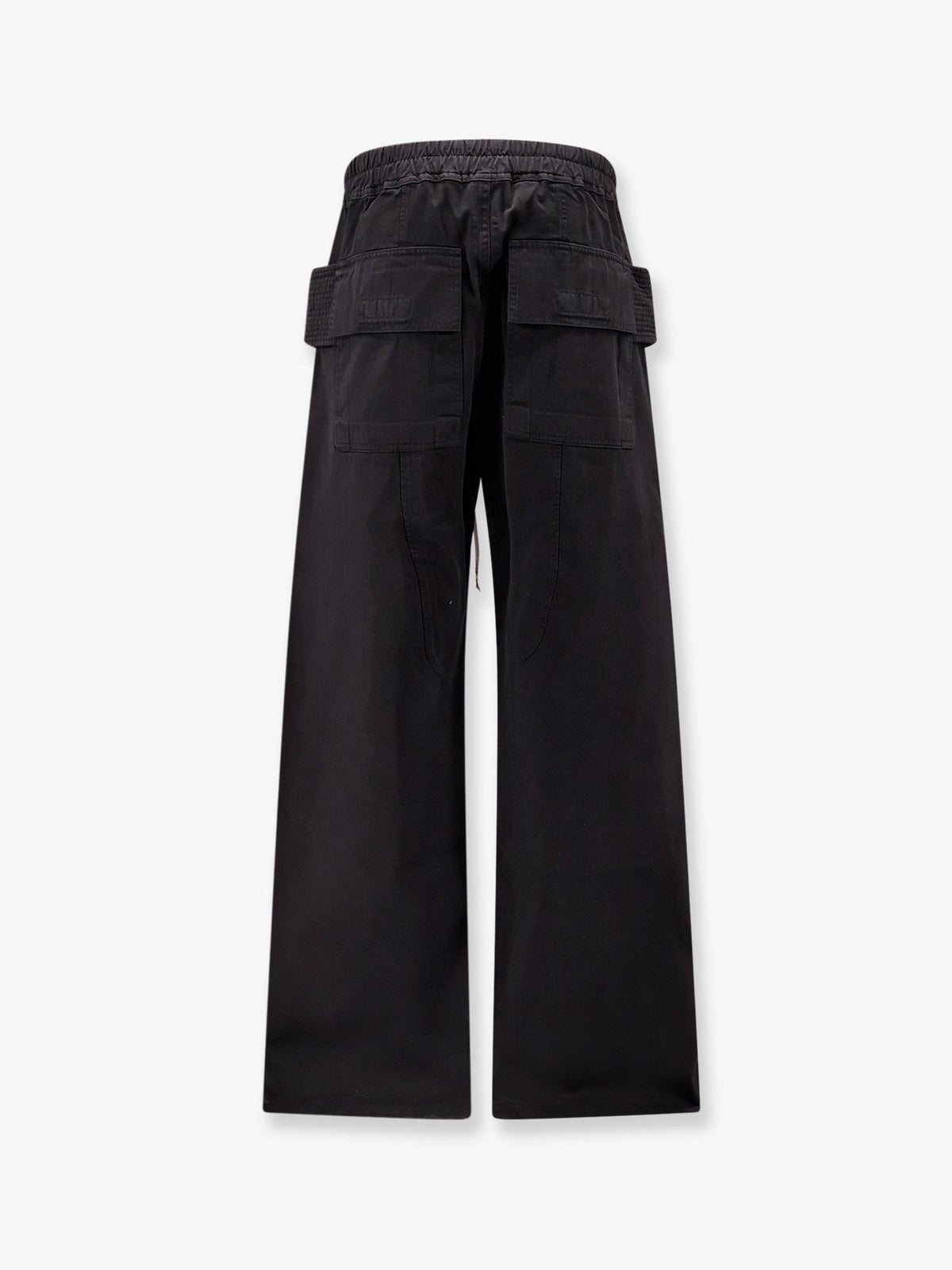 DRKSHDW Men's Creatch Wide Cotton Cargo Trousers Black