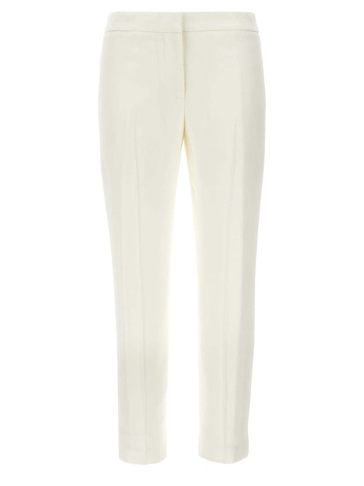 Alexander McQueen Crepe Pants White