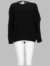 Nude Women's Crew Neck Knit Black
