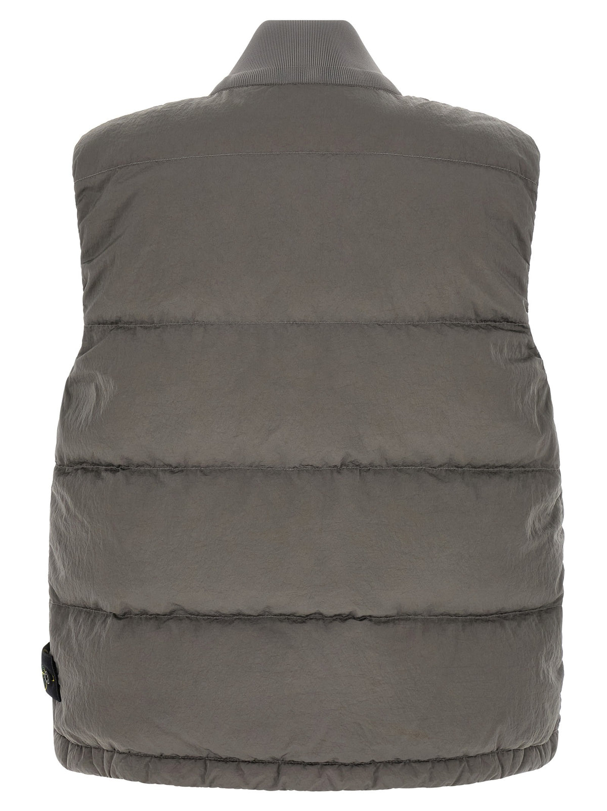 Stone Island Crinkled Effect Vest Grey