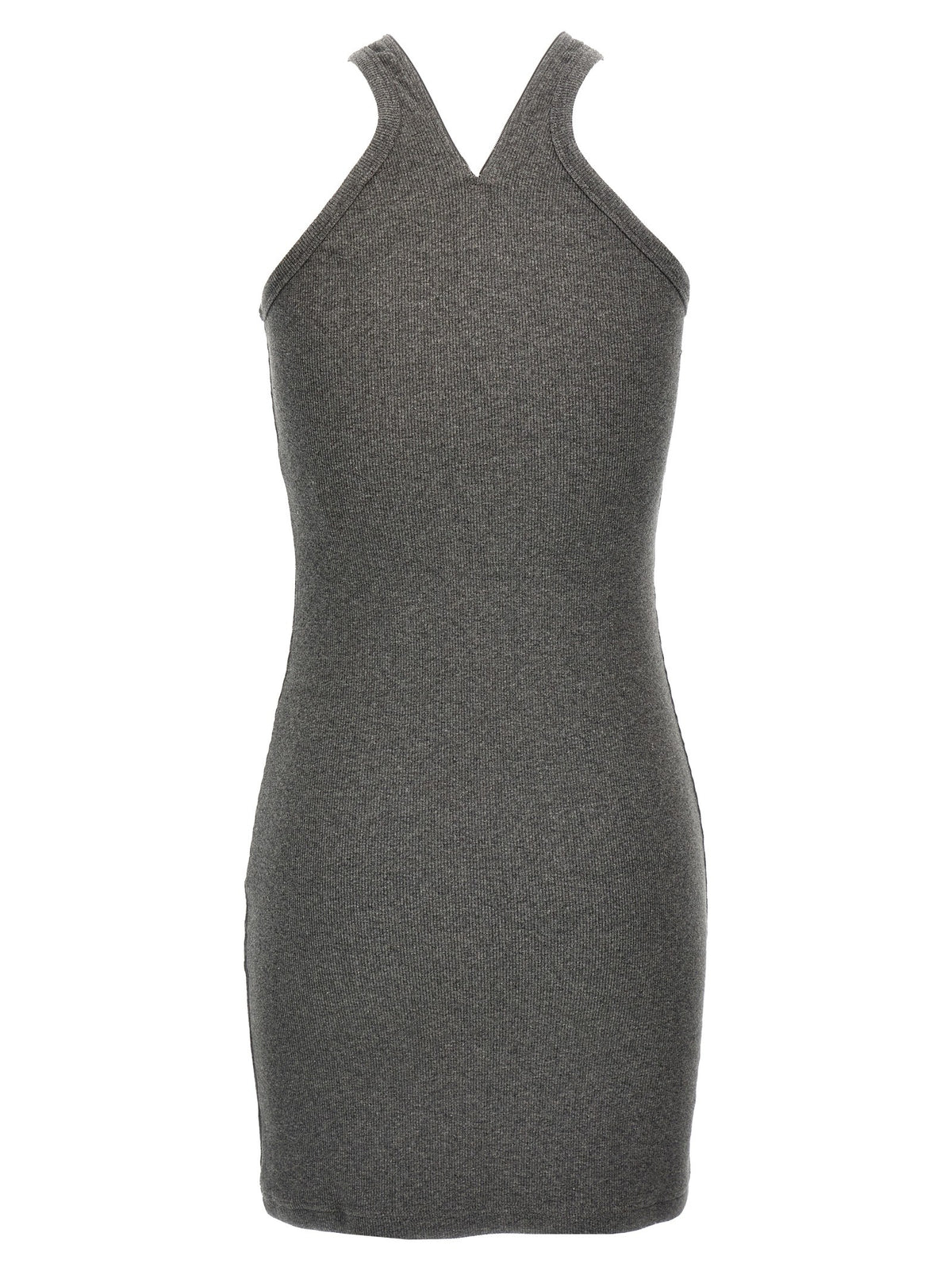 courrèges Criss Cross 90s Mini Dress Grey