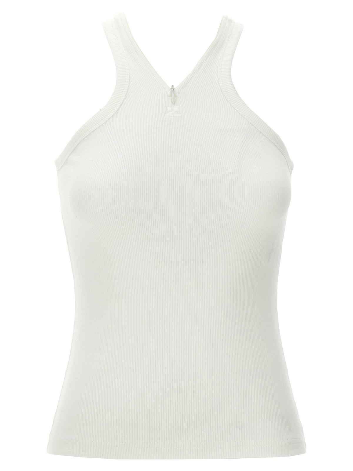 courrèges Criss Cross 90s Tank Top White