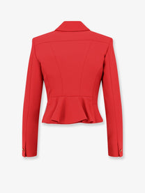 Elisabetta Franchi Women's Cropped Blazer Red, view 2
