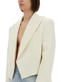 Stella McCartney Women's Cropped Blazer White