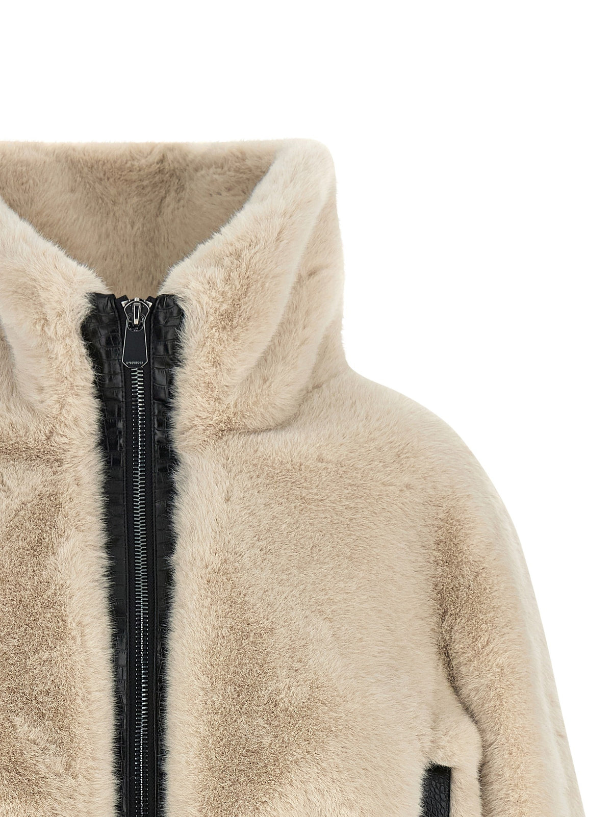 Pinko Cropped Jacket Beige