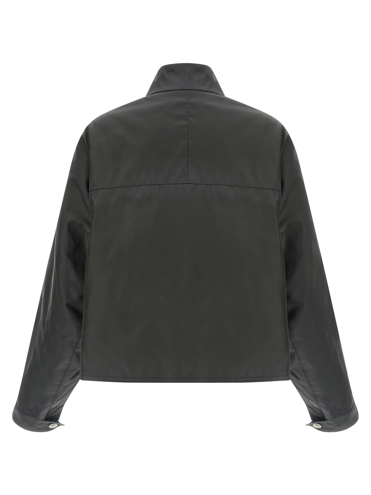 PRADA Cropped Jacket Grey