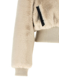 Pinko Cropped Jacket Beige