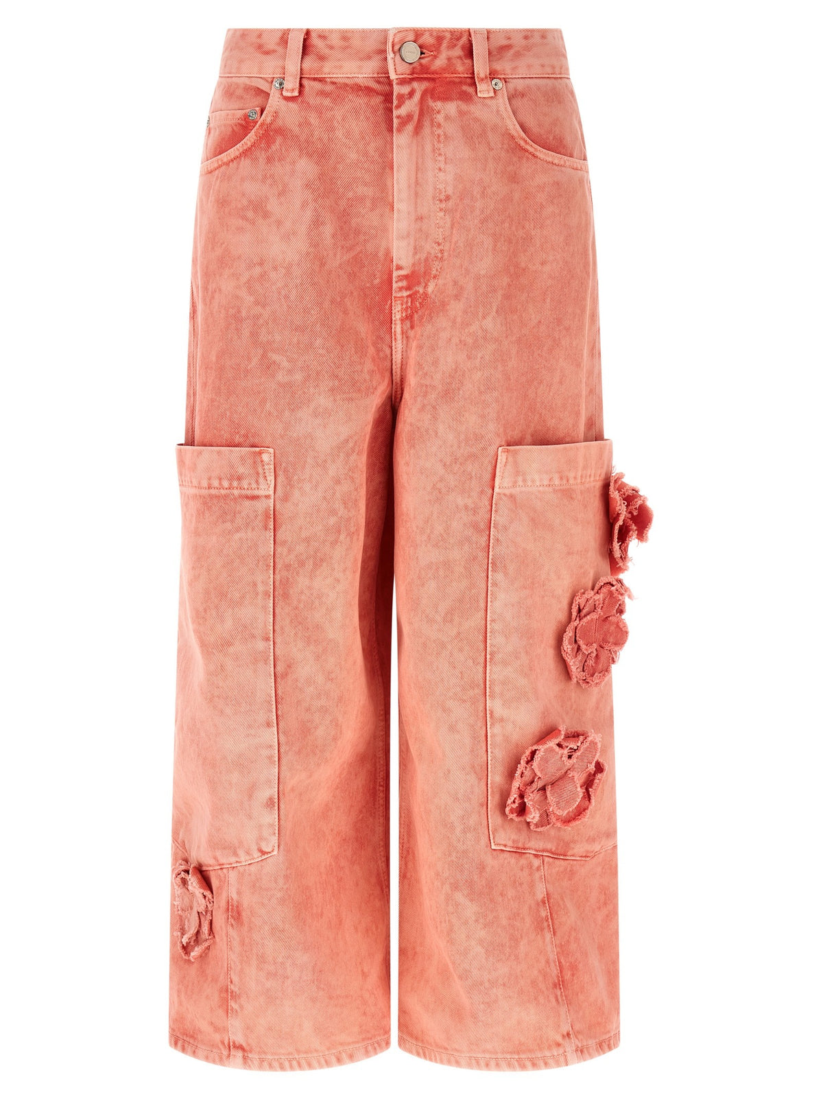 Ganni Cropped Jeans Blue