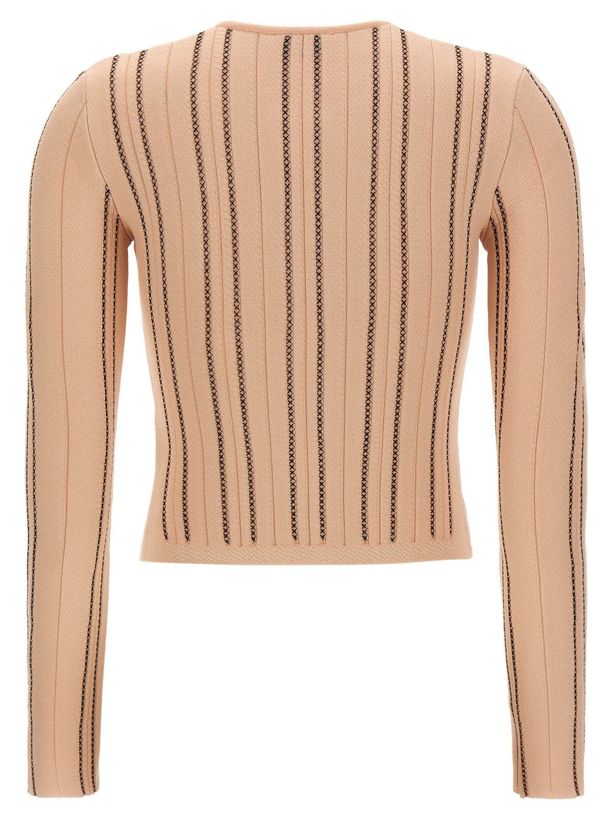 Elisabetta Franchi Cropped Knit Cardigan Blue