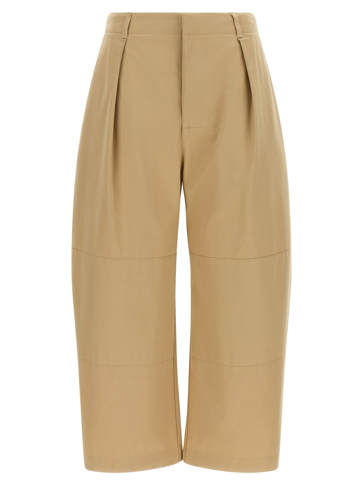 Loewe Cropped Pants Beige