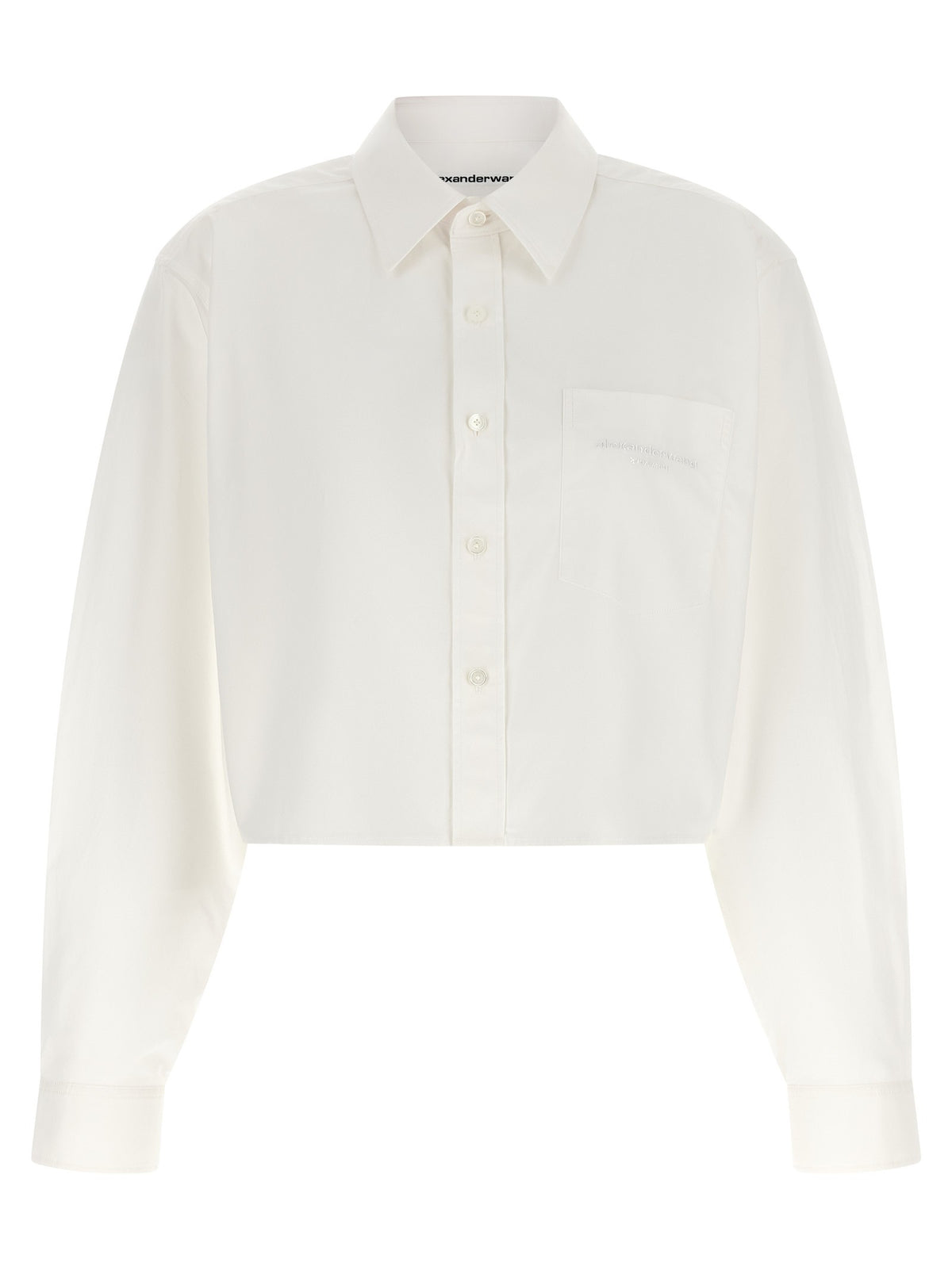 alexanderwang Cropped Shirt White
