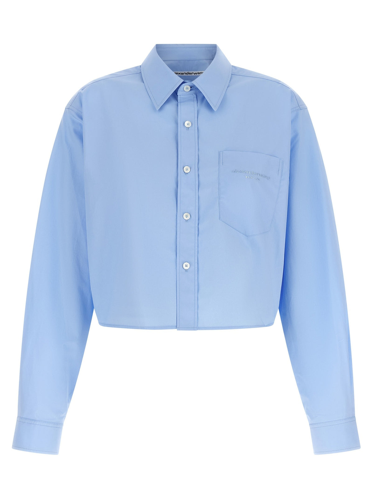 alexanderwang Cropped Shirt Blue