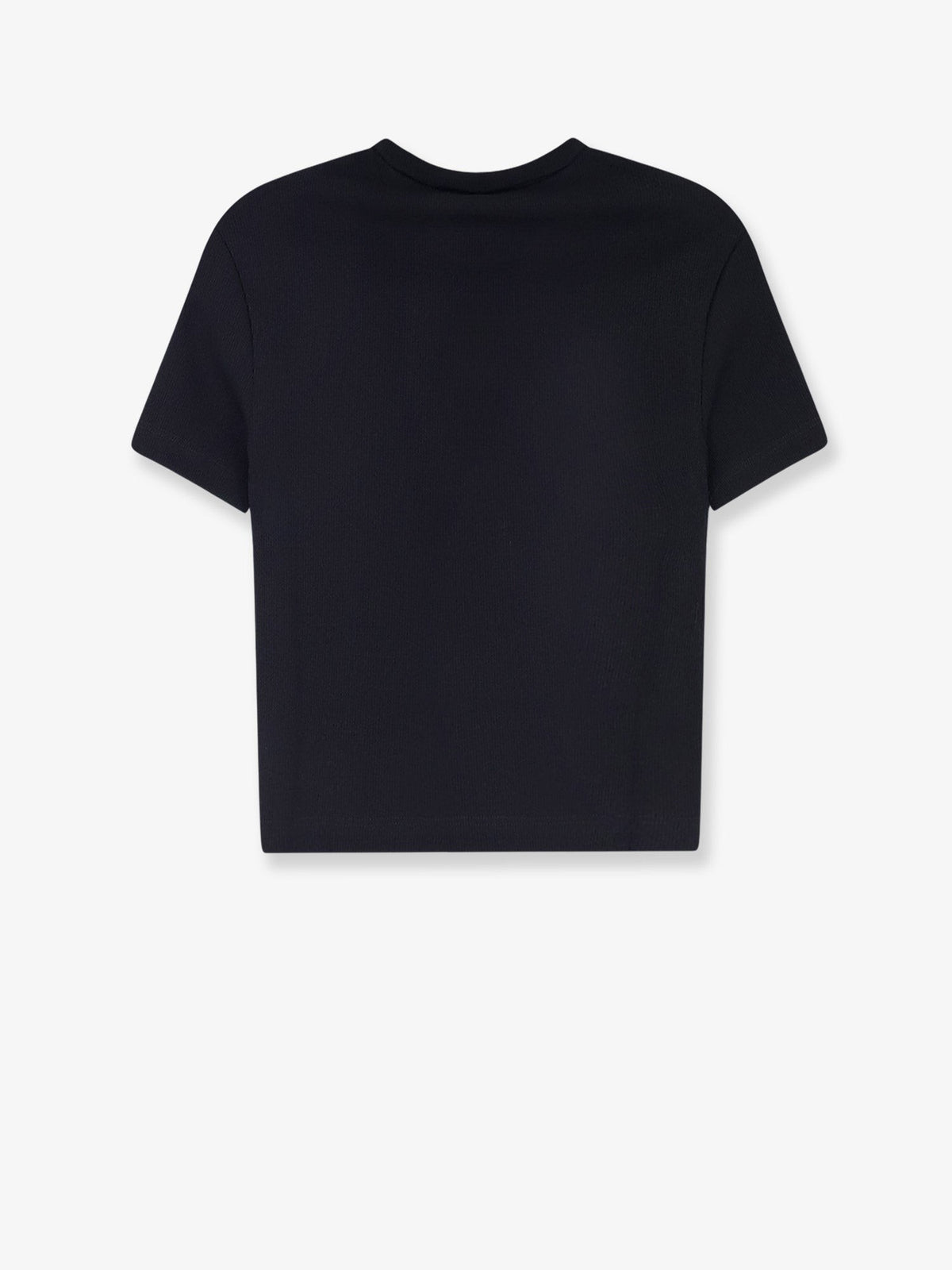 Fendi Women's Cropped Stretch Cotton Shirt Black