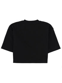 Off-White Women's Cropped Shirt Black