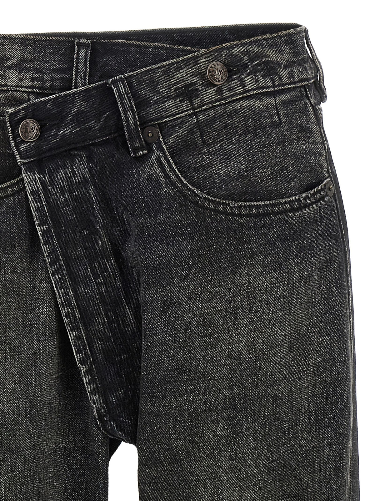 R13 Crossover Jeans Black