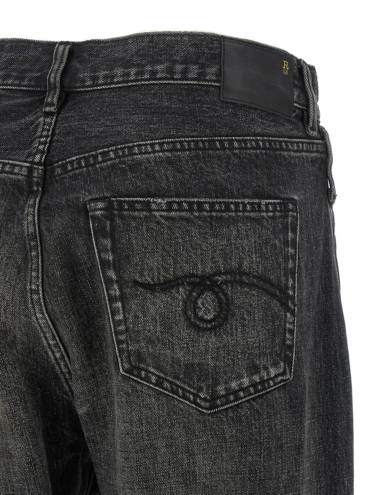 R13 Crossover Jeans Black