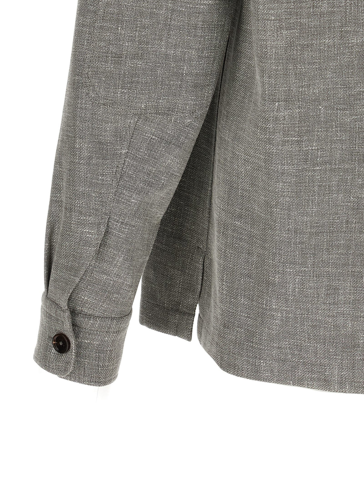 Zegna Crossover Overshirt Beige