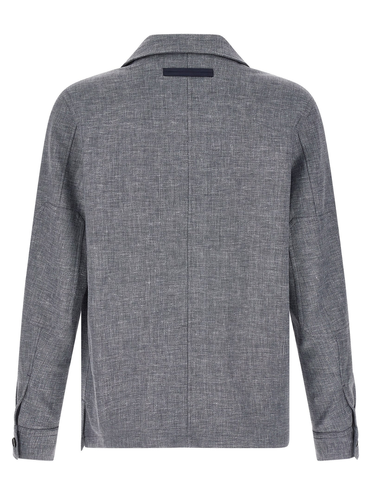 Zegna Crossover Overshirt Blue
