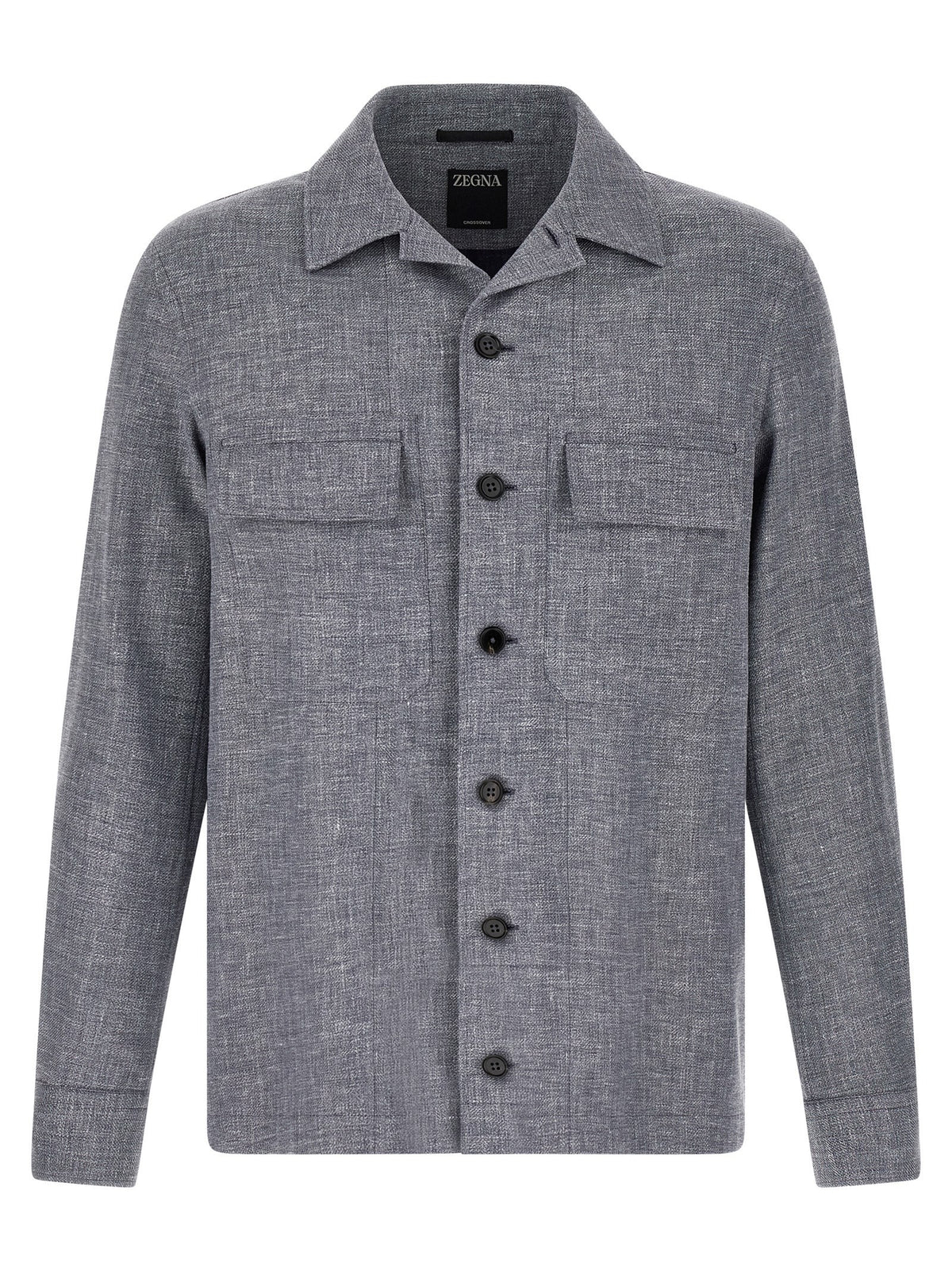 Zegna Crossover Overshirt Blue