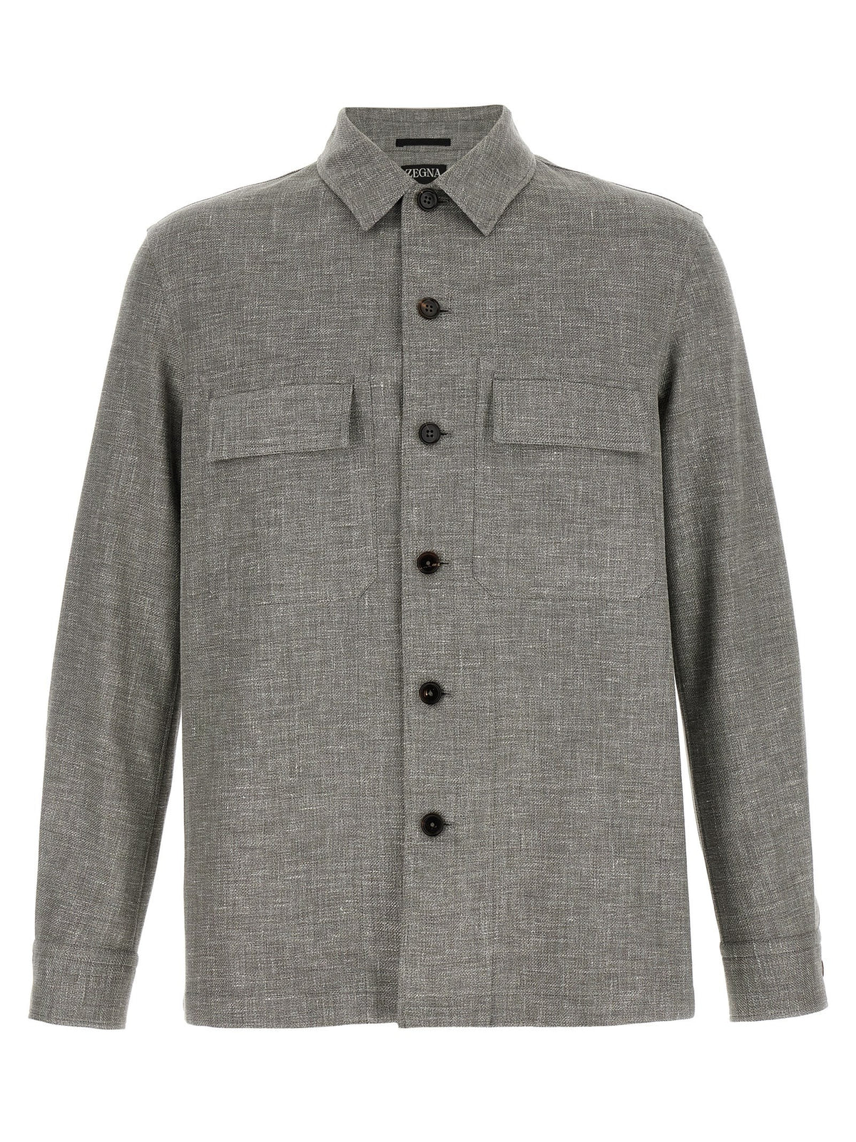 Zegna Crossover Overshirt Beige
