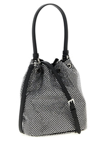 PRADA Crystal Bucket Bag Grey